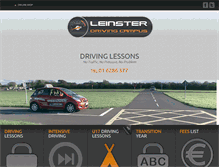 Tablet Screenshot of leinsterdrivingcampus.ie